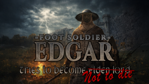 Footsoldier Edgar with spear and shield in Limgrave.