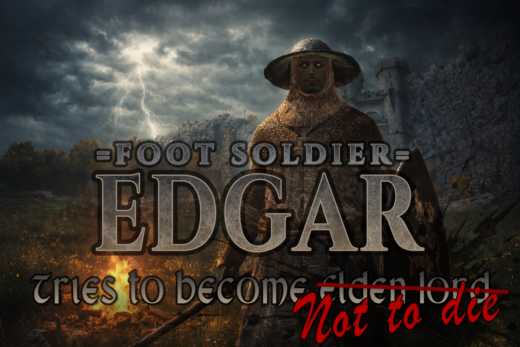 Footsoldier Edgar with spear and shield in Limgrave.